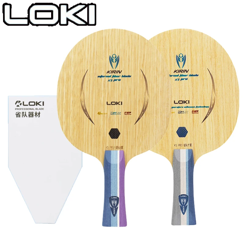Outdoor Furniture Wood - LOKI Kirin K5 PRO Tischtennisschläger, 5