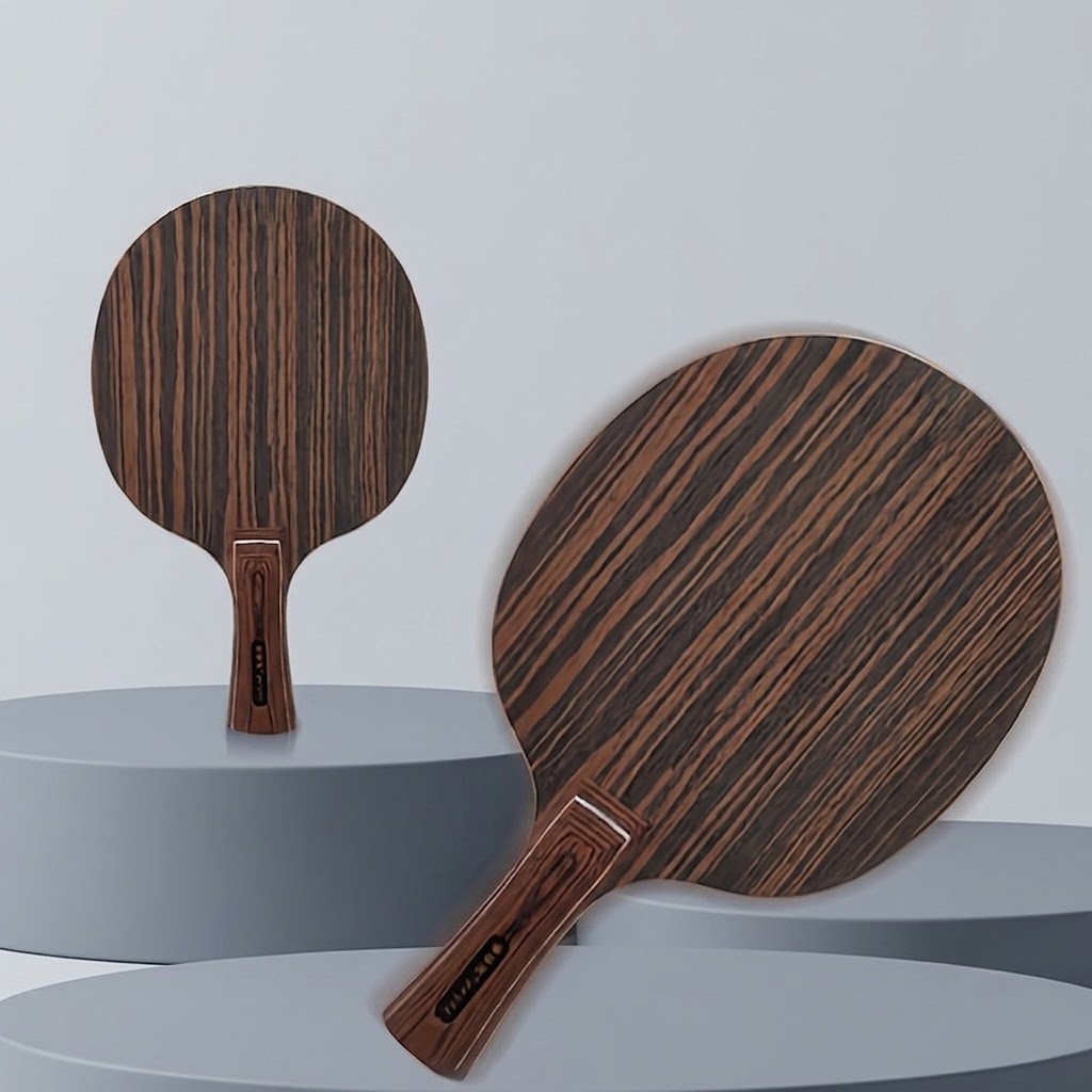 Outdoor Furniture Wood - Tischtennisschläger aus Ebenholz, Schnellangriffs-Design, 5 Holz