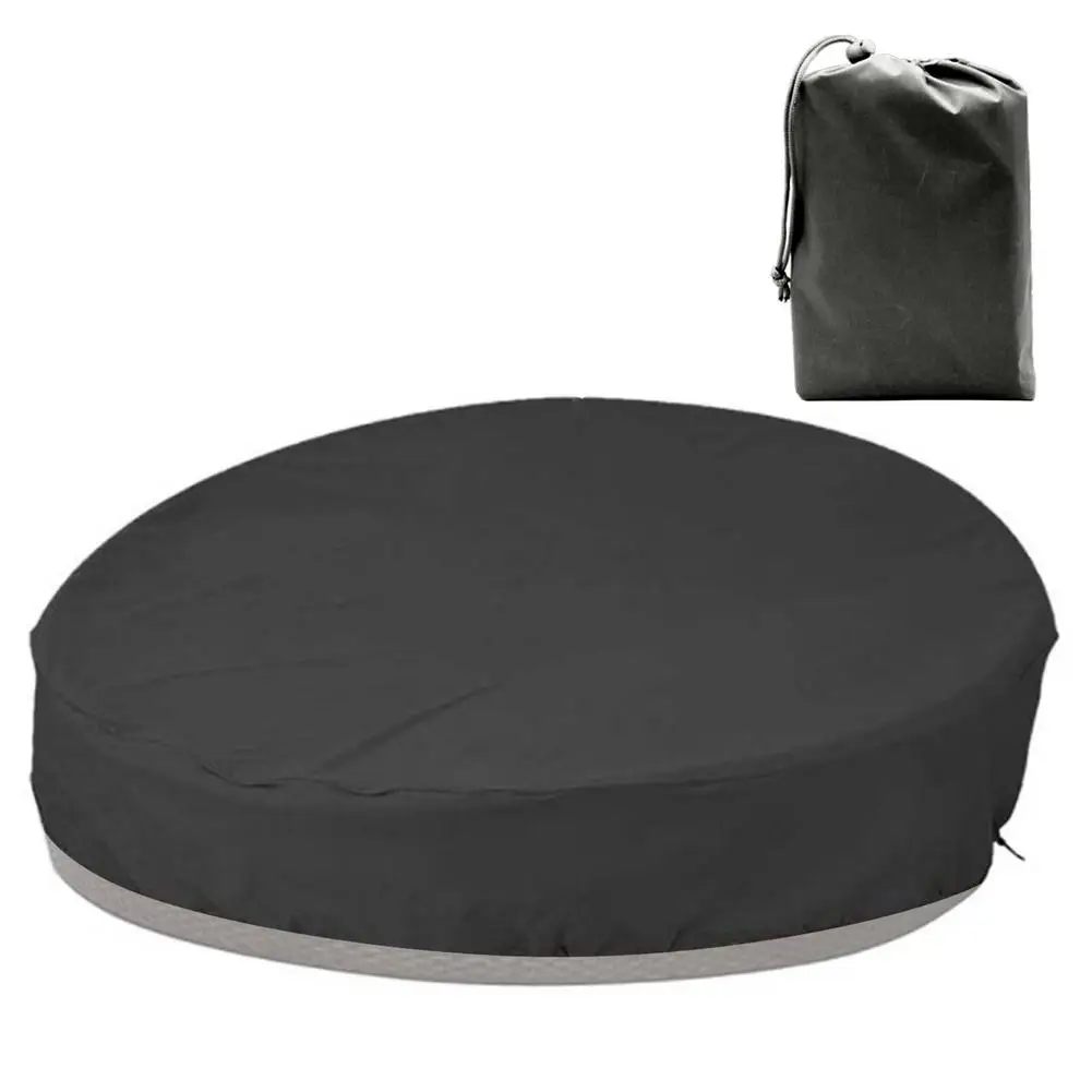 Outdoor Daybed Furniture - Wasserdichte Outdoor-Tagesbett-Abdeckung Runde Sofa-Abdeckung gegen Staub,