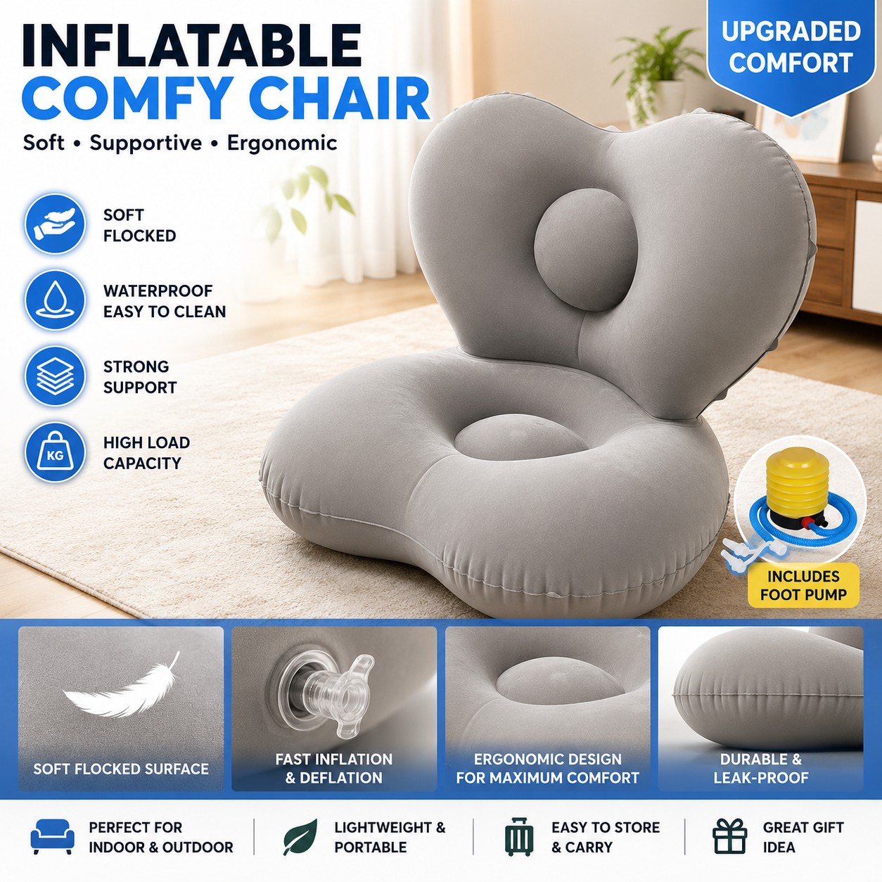 Luxuriöses aufblasbares Sofa – – Outdoor Furniture Luxury Bewertung und Preis