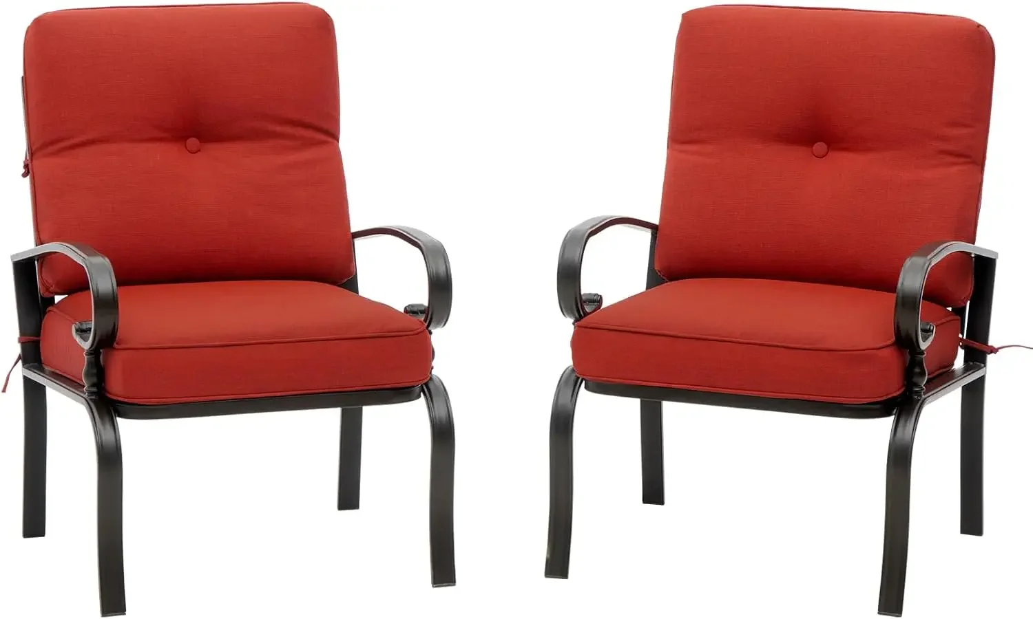 Rote Outdoor-Metall-Bistrostüh – Outdoor Furniture Metal Chairs Bewertung und Preis